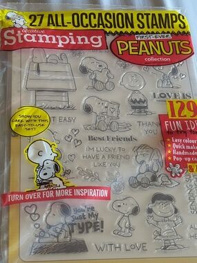 RARE Creative Stamping Magazine #156 Peanuts Snoopy Stamp Set Factory Sealed NEW